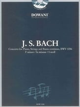 Piano Concerto in F Minor, BWV1056 piano sheet music cover